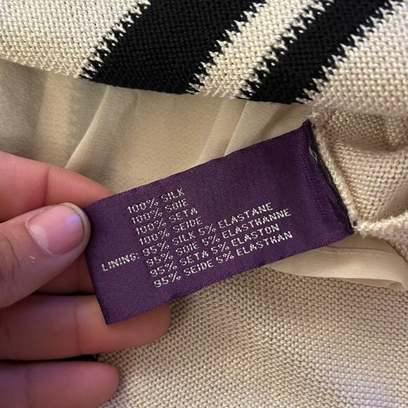 Ralph Lauren Collection Purple Label Knit Silk Tube Dress Designer Luxury $2,998 - Picture 5 of 14